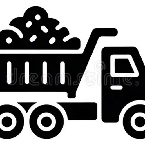 graphic of dump truck filled with dirt